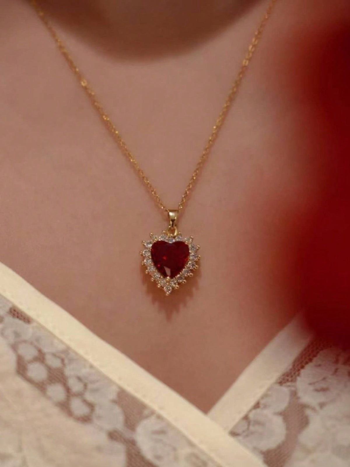 Ruby Necklace ♥️