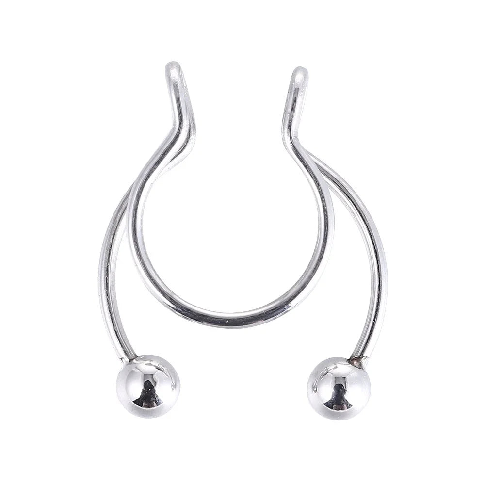 Fake piercing para septum 🤍