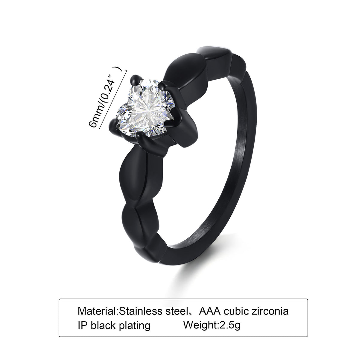 Black promise ring 🖤