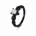 Black promise ring 🖤