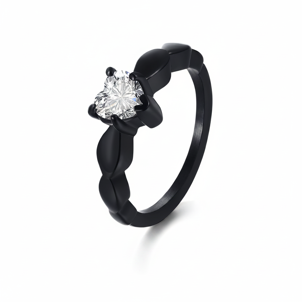 Black promise ring 🖤