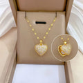 Pear of love necklace 🤍