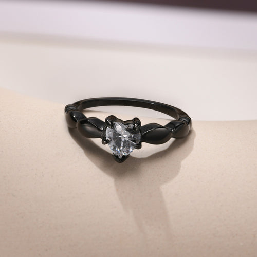 Black promise ring 🖤