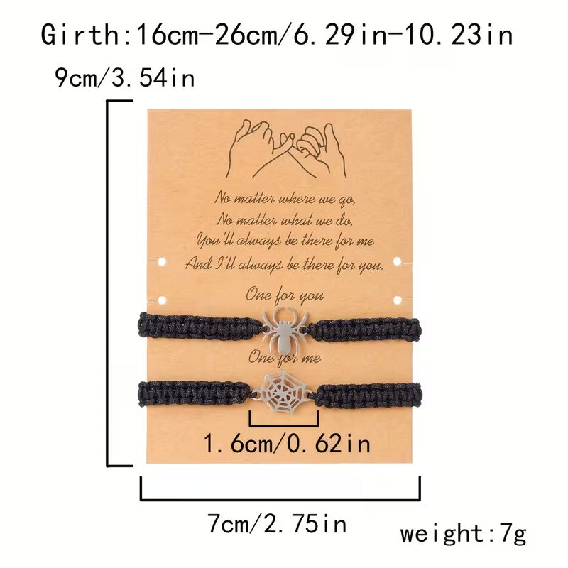 Pulseras para compartir spider 🕷️🕸️