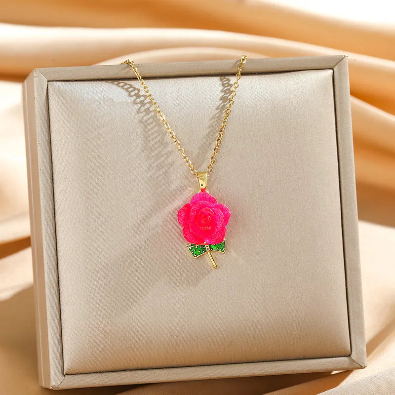 Collar de rosa 🌹