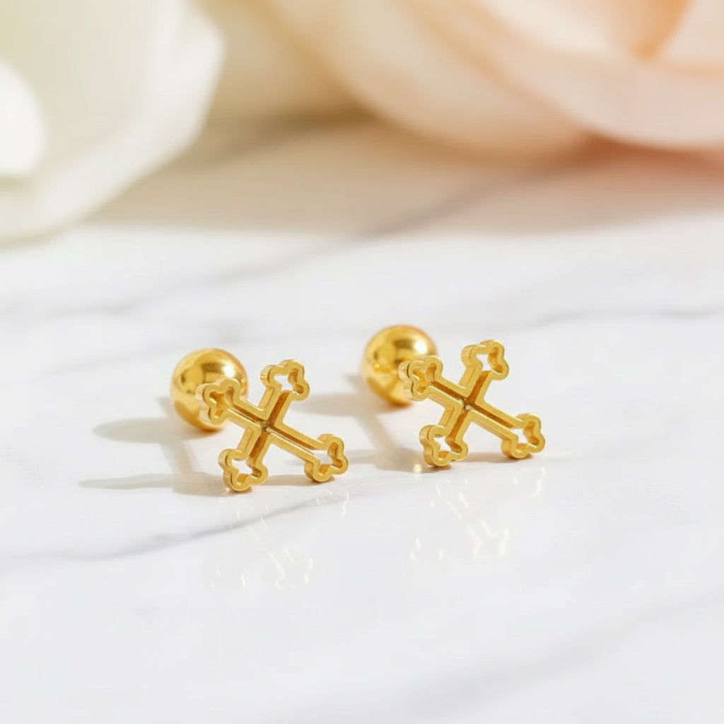 Pendientes de cruz ✨
