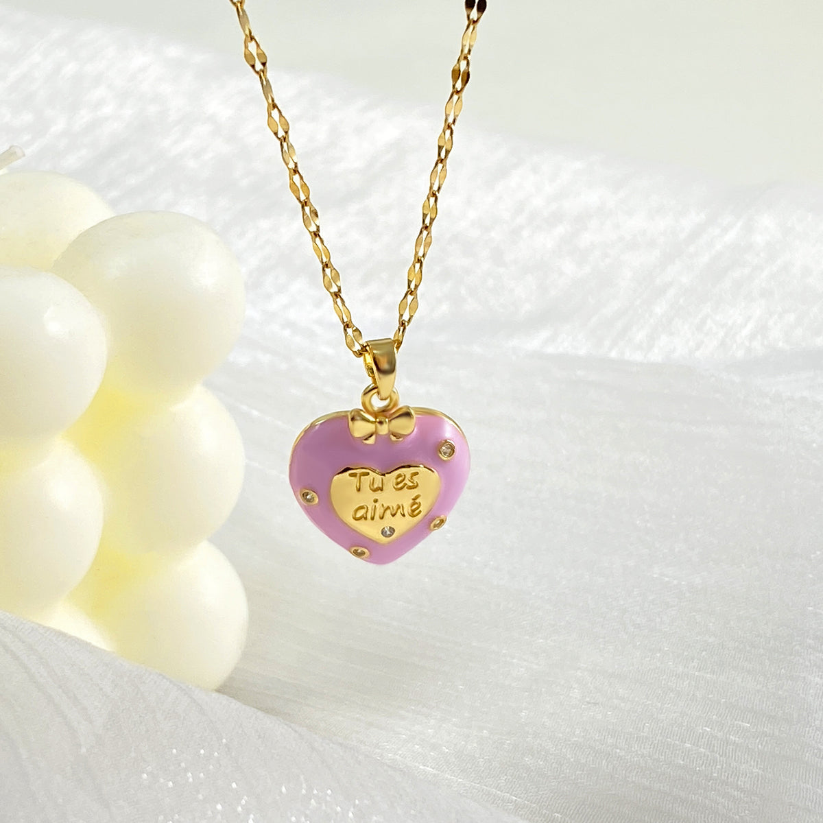 Collar Tu es aimé 💗