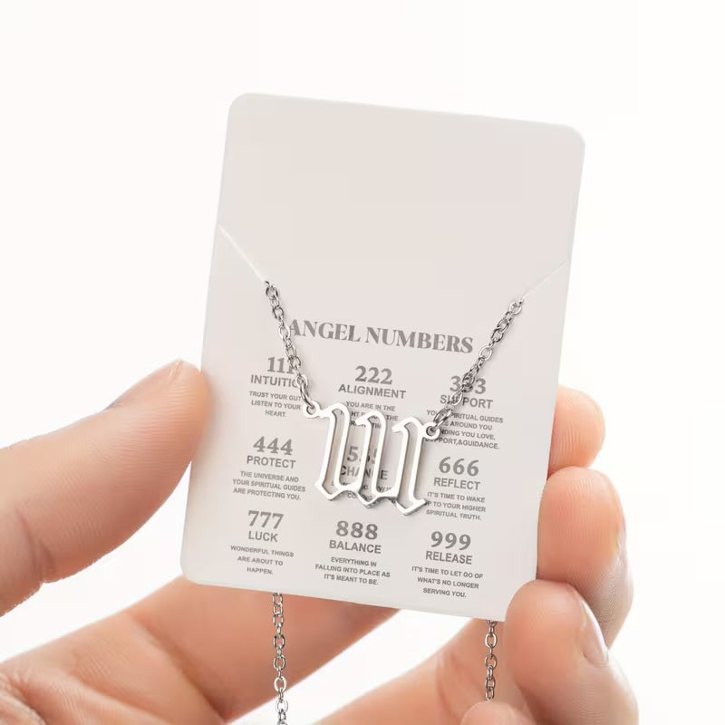 Ángel number necklace 🤍