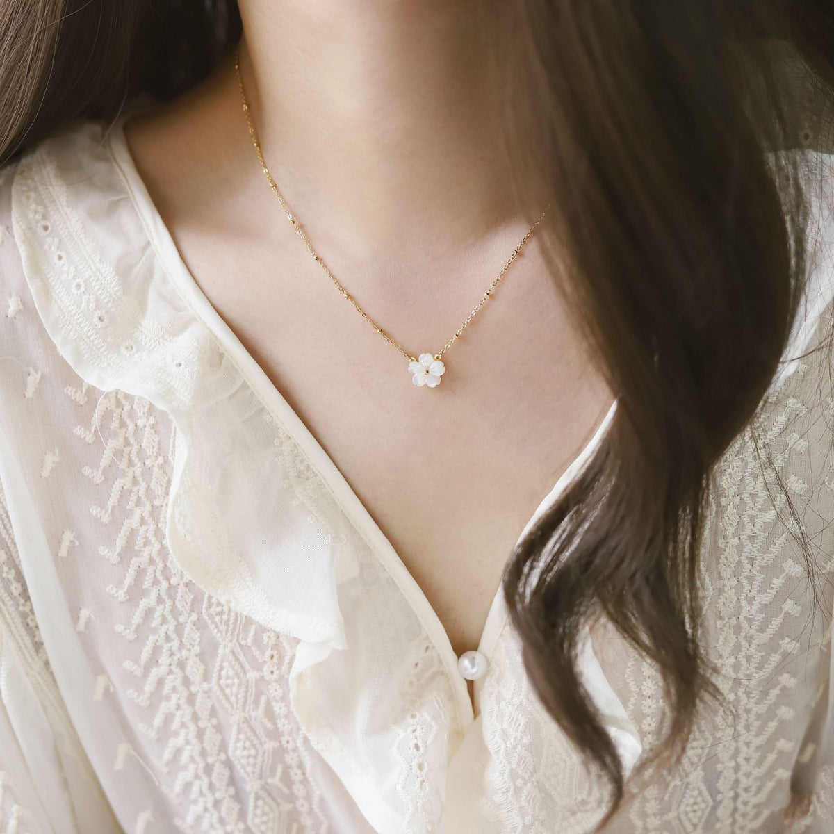 Flower necklace 🌸