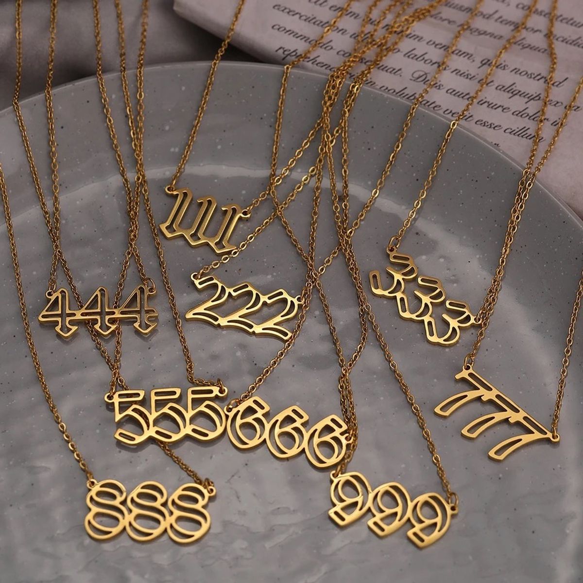 Ángel number necklace 🤍