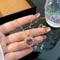 Purple heart necklace 💜