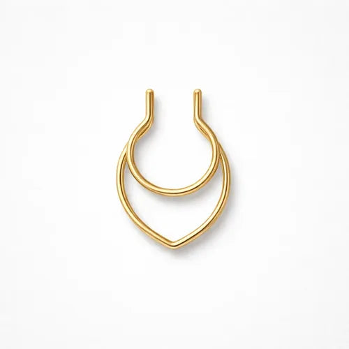 Fake piercing para septum 🤍