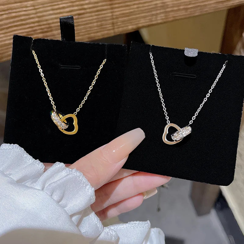 Infinity heart necklace 🤍