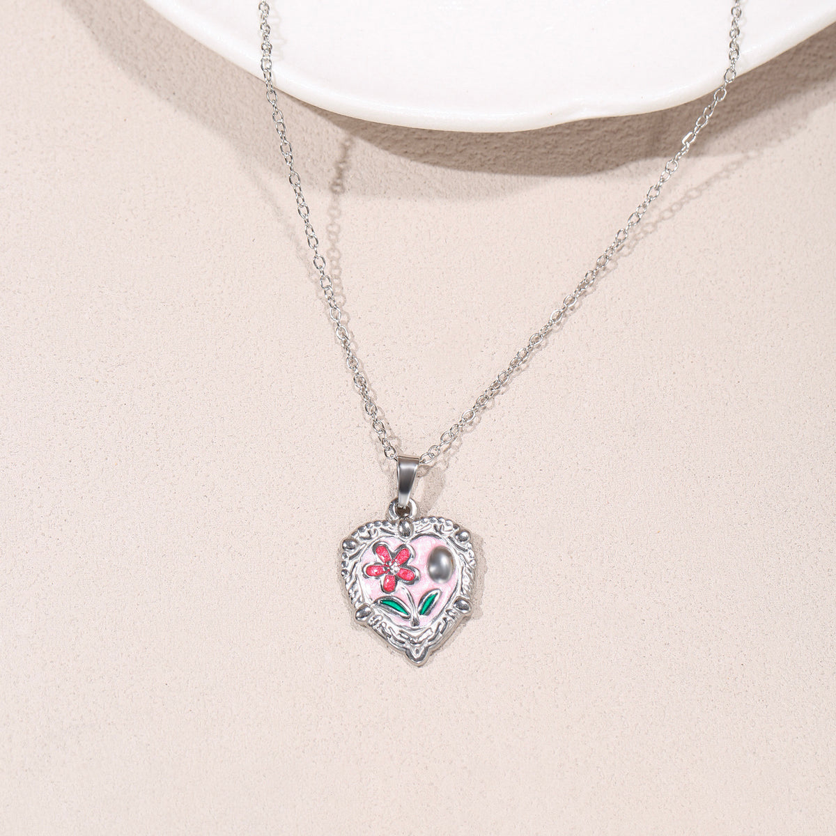 Collar de flor vintage 🌸