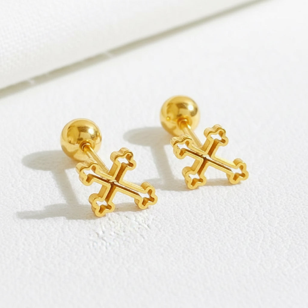 Pendientes de cruz ✨
