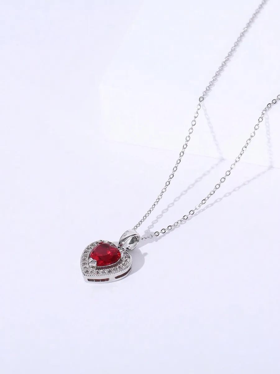 Red heart necklace ♥️