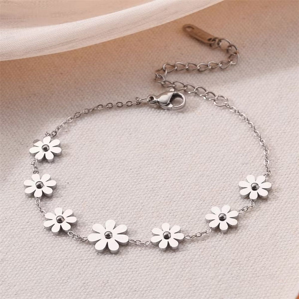 Tobillera de margaritas 🌼