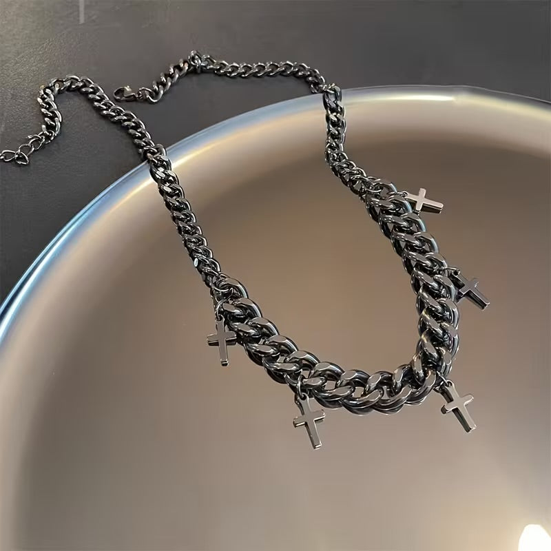Collar cruces 🖤