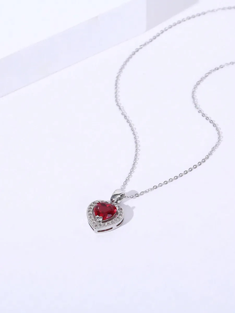 Red heart necklace ♥️