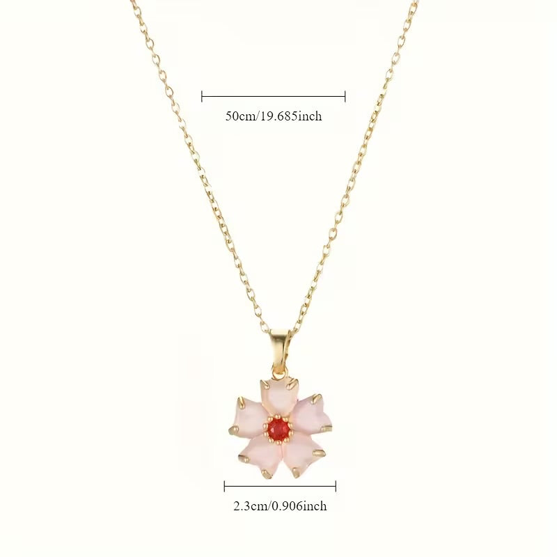 Collar flor de cerezo 🌸