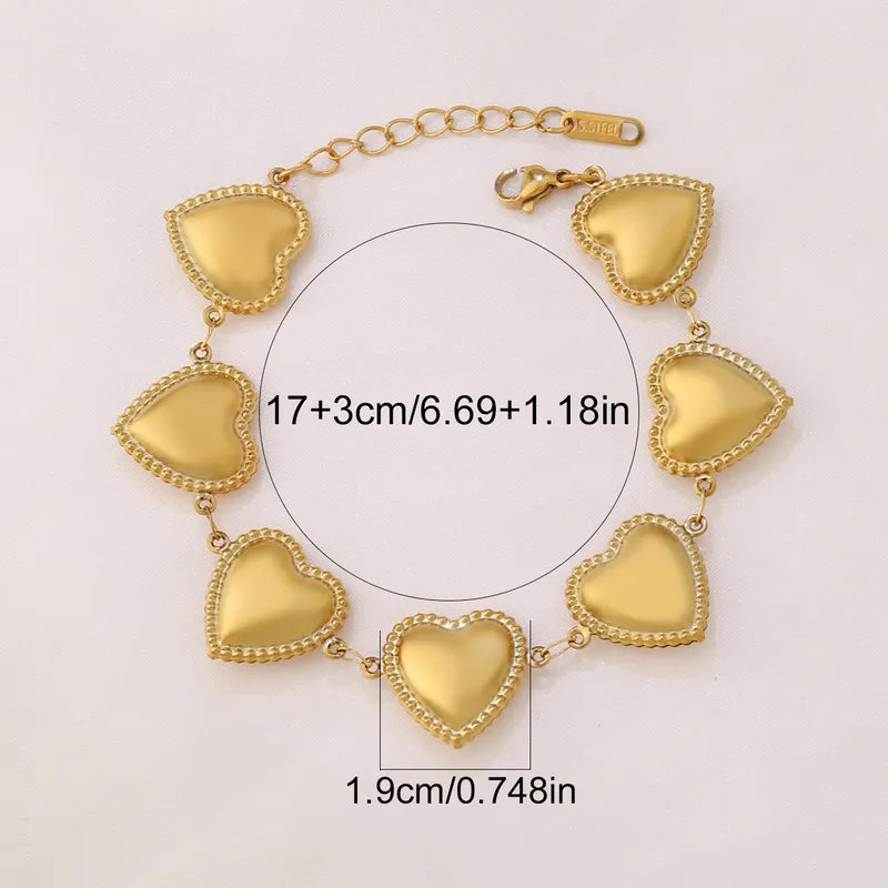 Hearts bracelet 💛