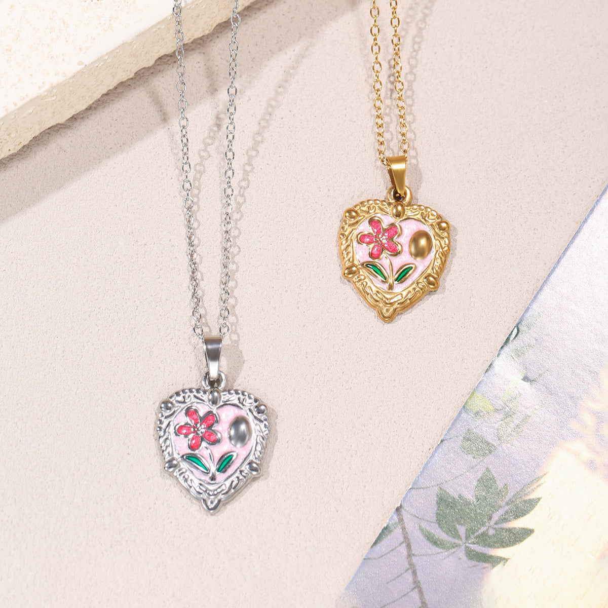 Collar de flor vintage 🌸