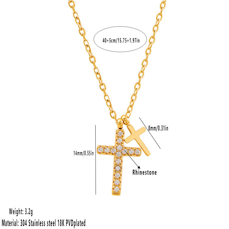 Collar de cruces 🤍