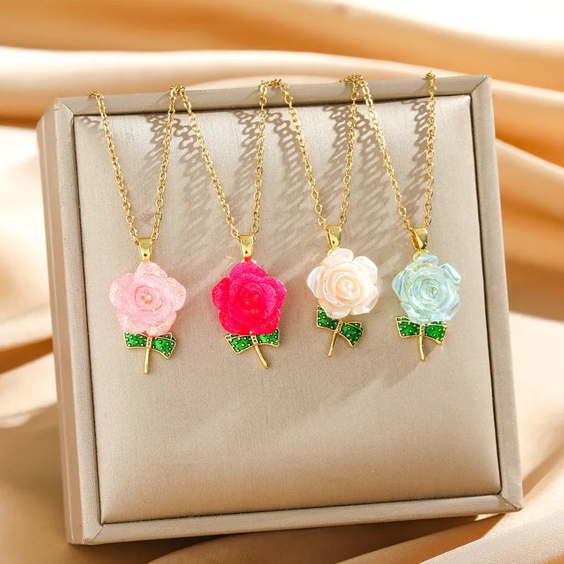 Collar de rosa 🌹