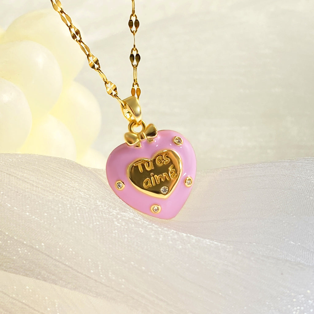 Collar Tu es aimé 💗