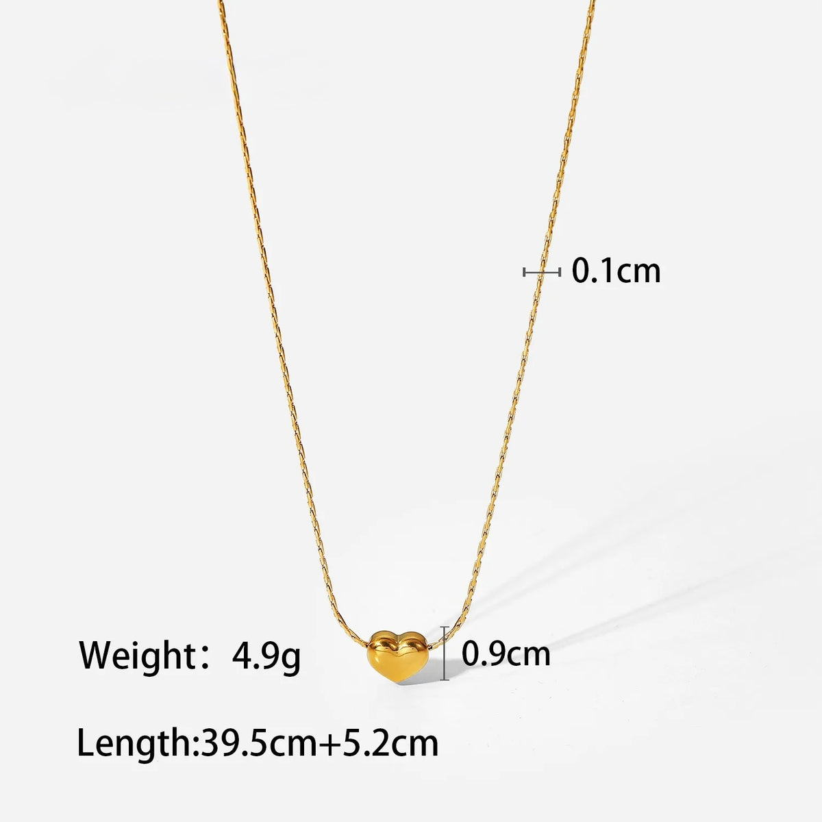 Little heart necklace 💛