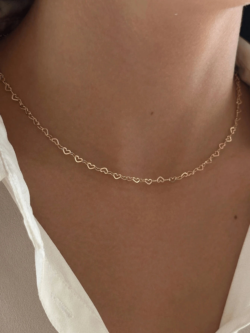 Choker de corazones 🤍