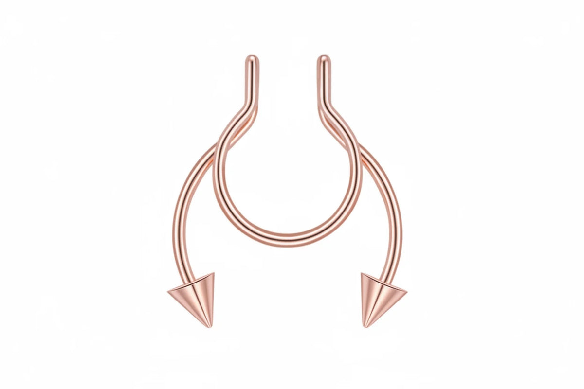 Fake piercing para septum ✨