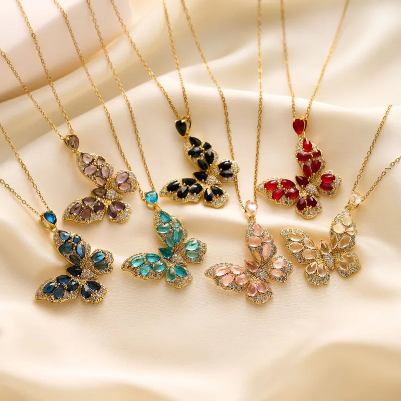 Collar de mariposas Cristal 🦋