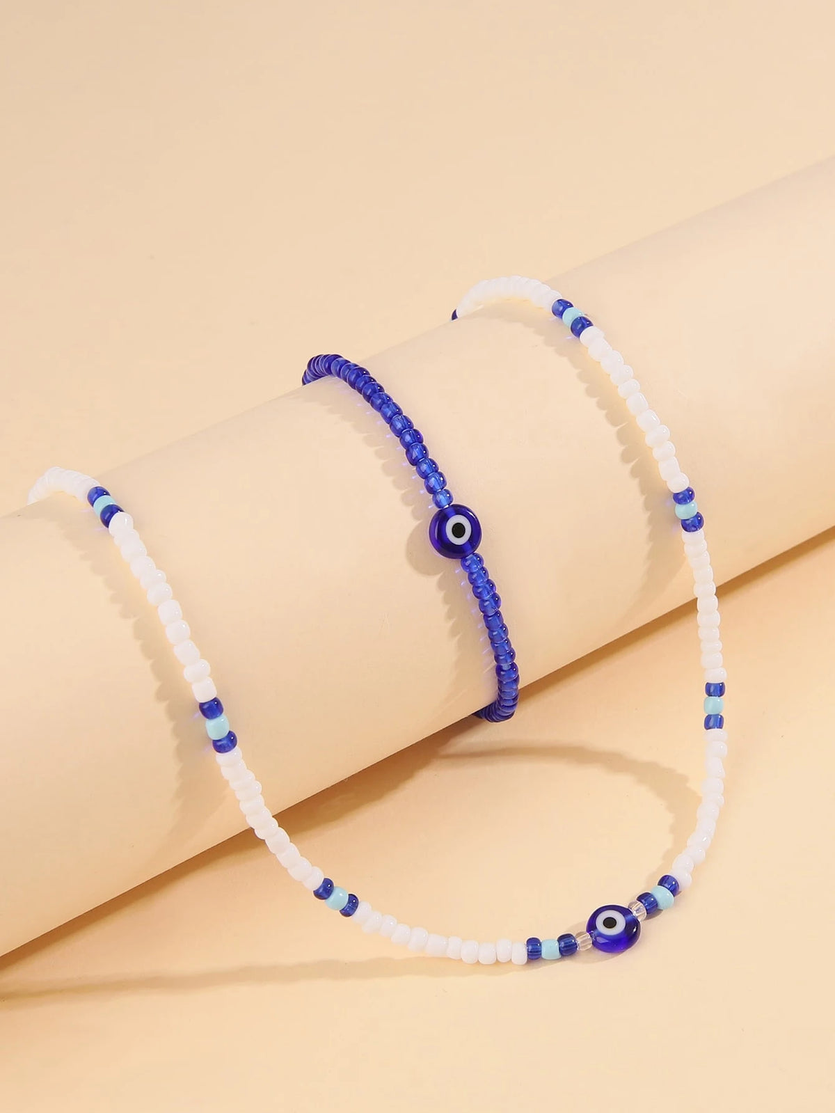 Collar con pulsera de ojo turco 🧿
