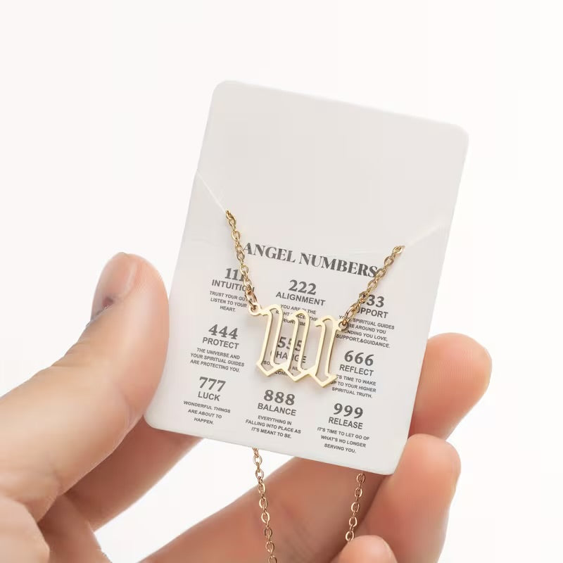 Ángel number necklace 🤍