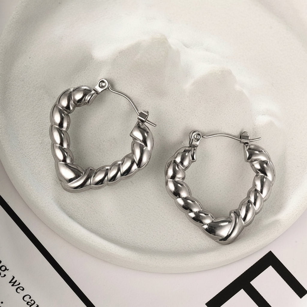 Pendientes de acero inoxidable 🤍