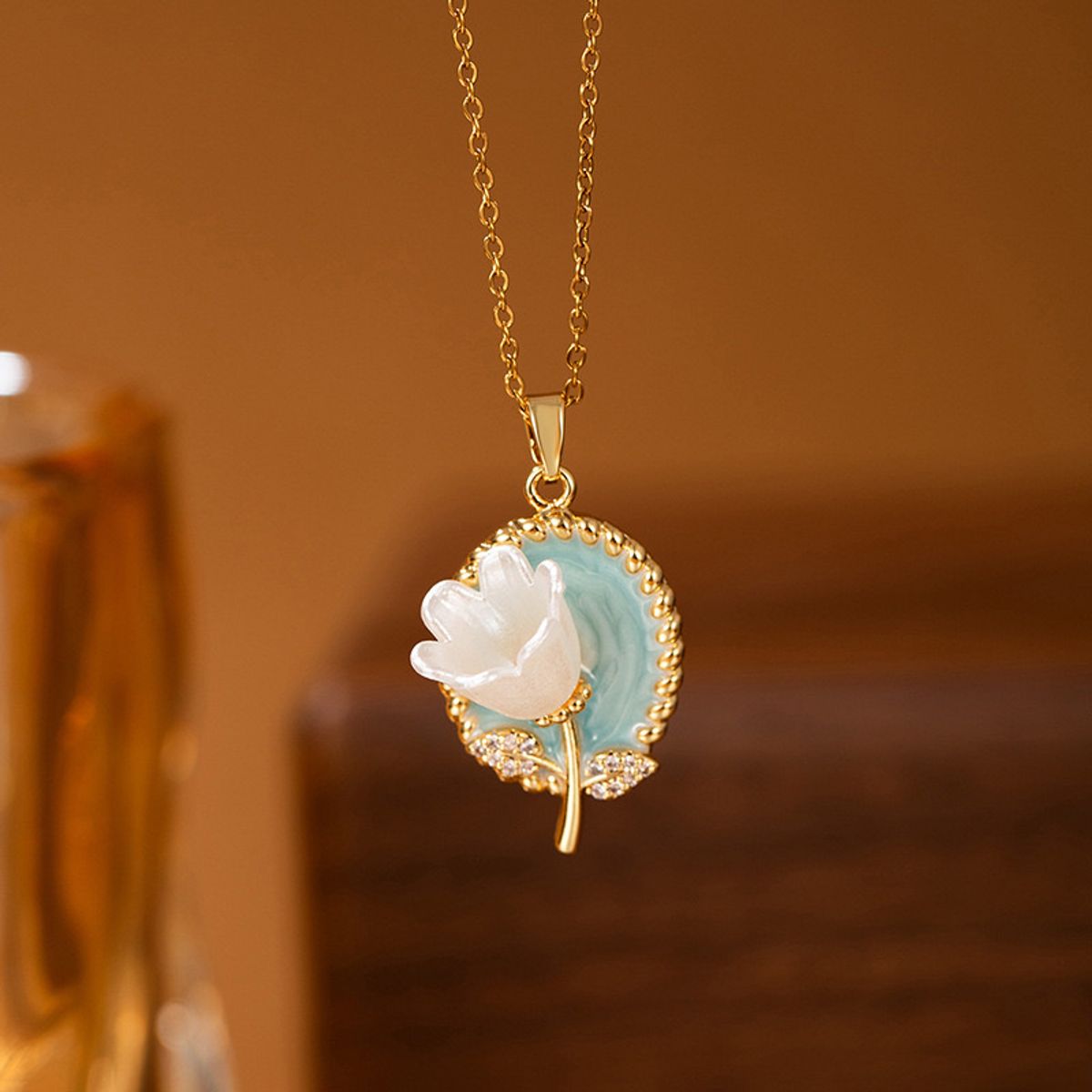 Collar de tulipán vintage 🌷