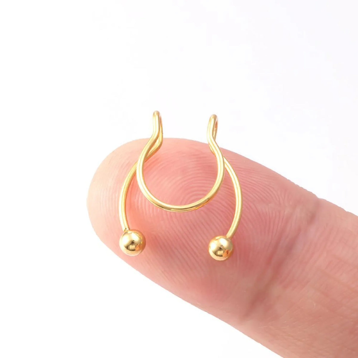 Fake piercing para septum 🤍