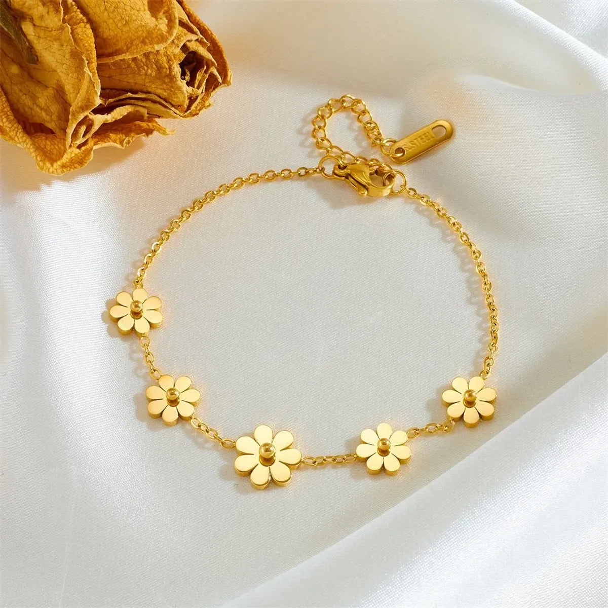 Tobillera de margaritas 🌼