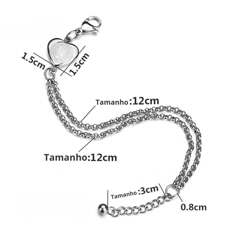 Pulsera virgen de Guadalupe 🤍