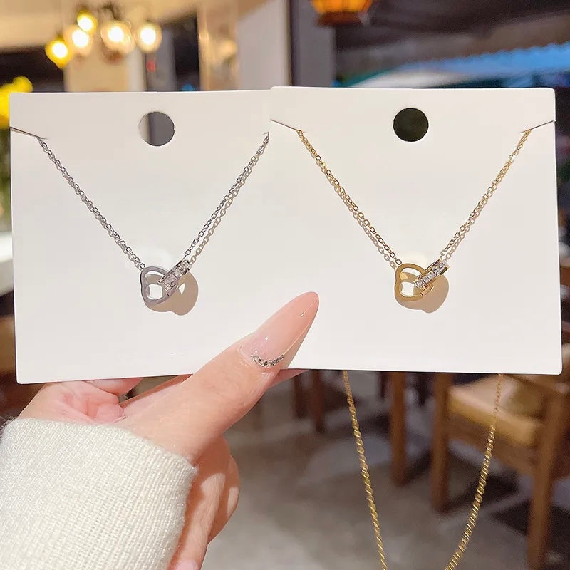 Infinity heart necklace 🤍