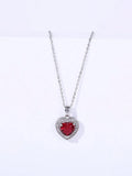 Red heart necklace ♥️