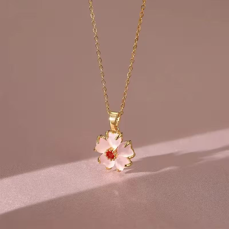 Collar flor de cerezo 🌸