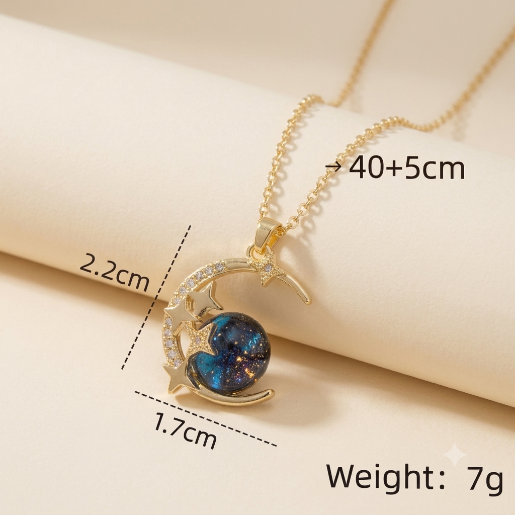 Collar luna con estrellas 🌙✨