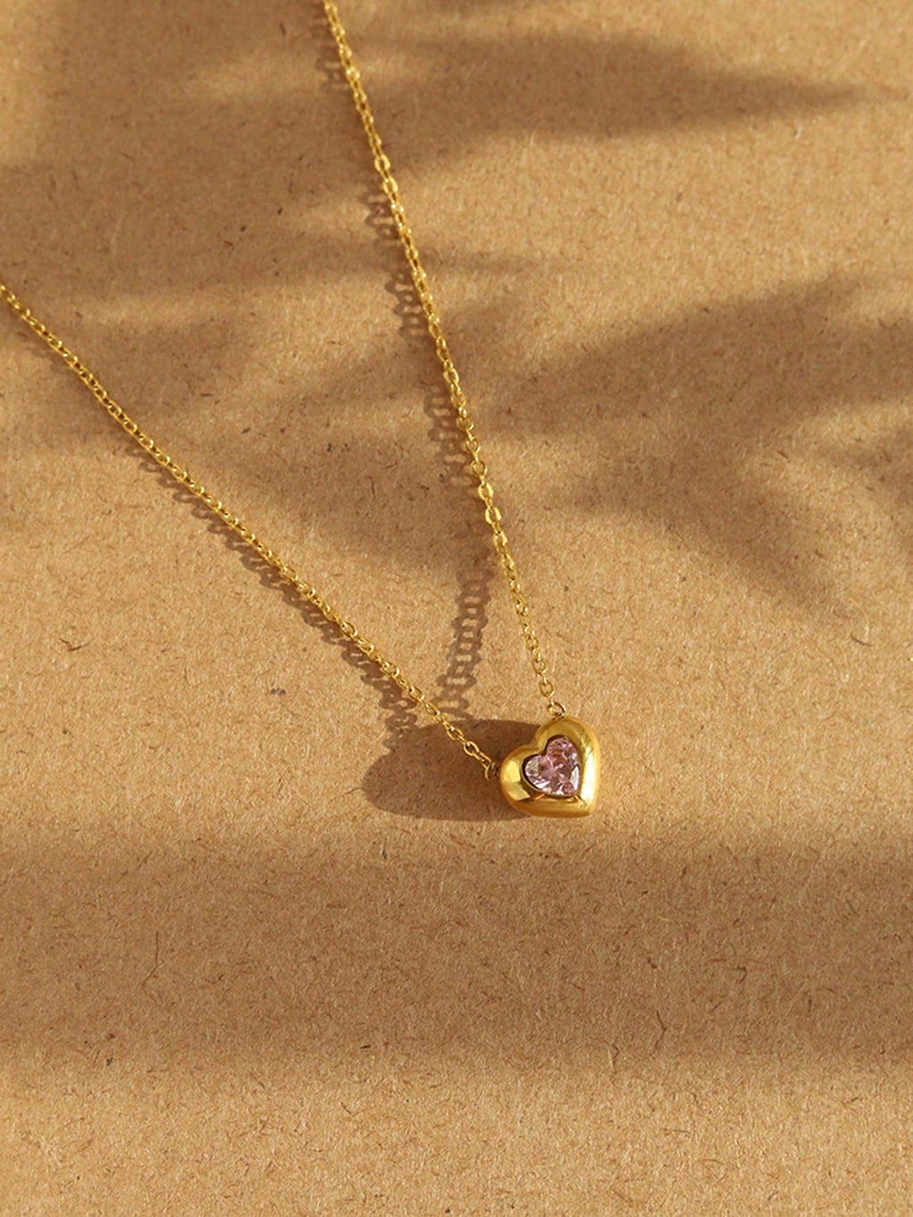 Collar corazón rosa 🩷