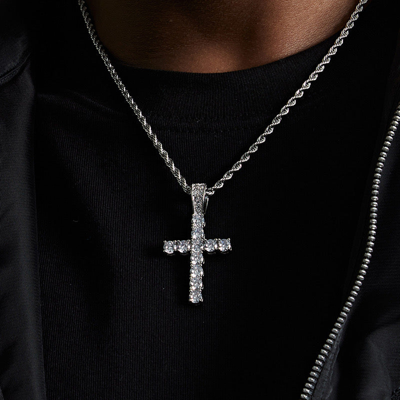 Collar de cruz 🤍