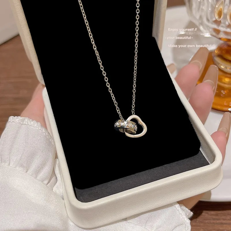 Infinity heart necklace 🤍