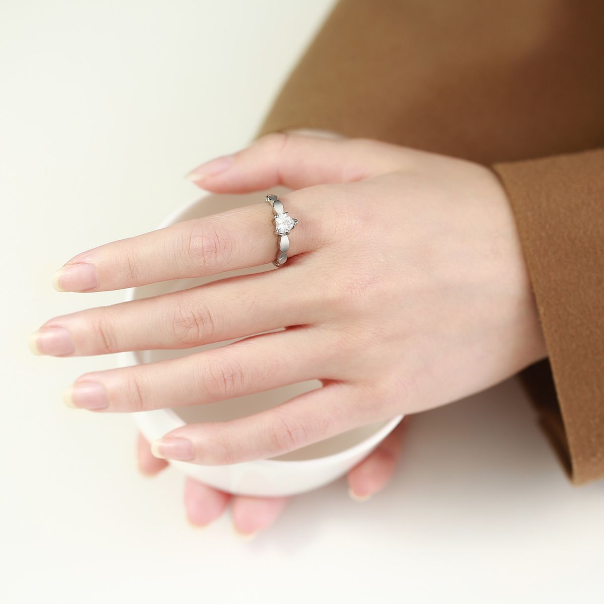 Silver promise ring 🤍