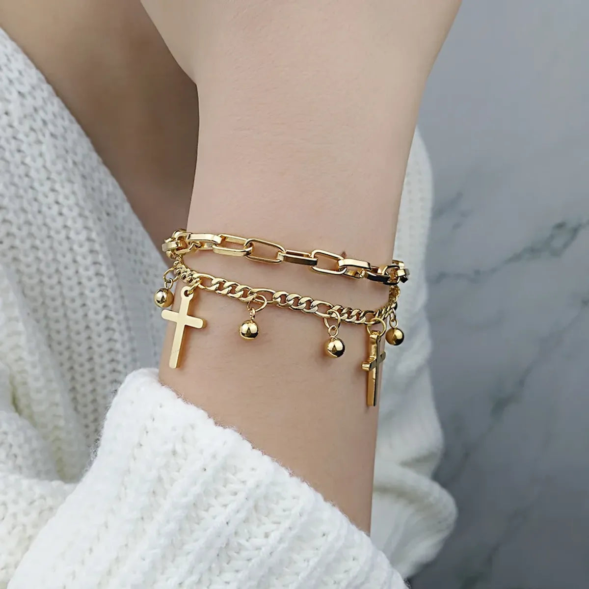 Pulsera de cruces ✨