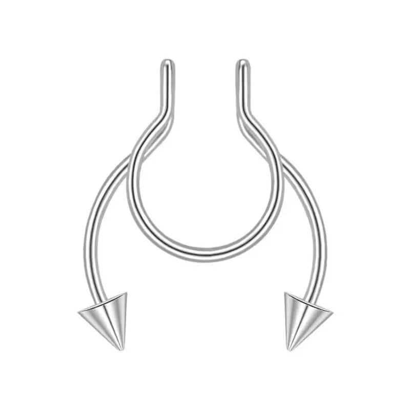 Fake piercing para septum 🤍